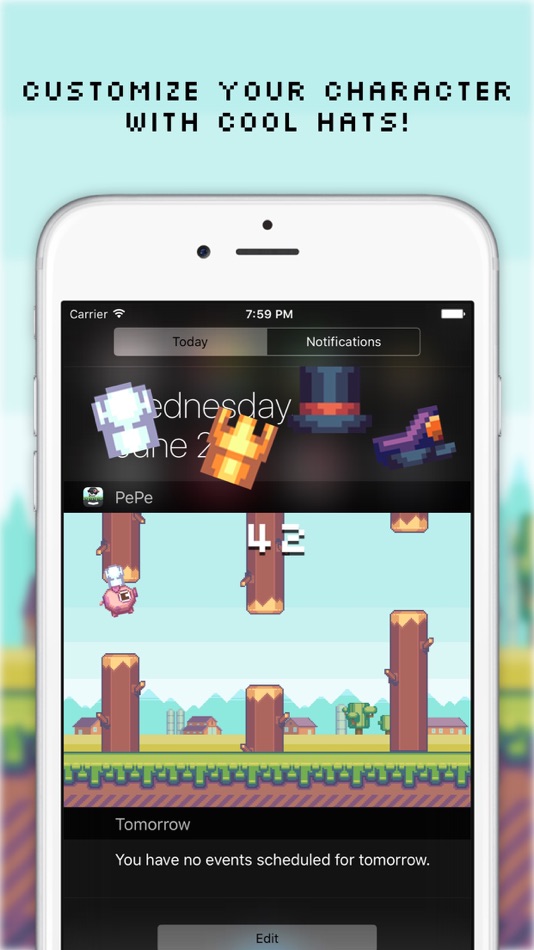 #3. PePe - Notification Game Widget (iOS) 由: Donald Nguyen