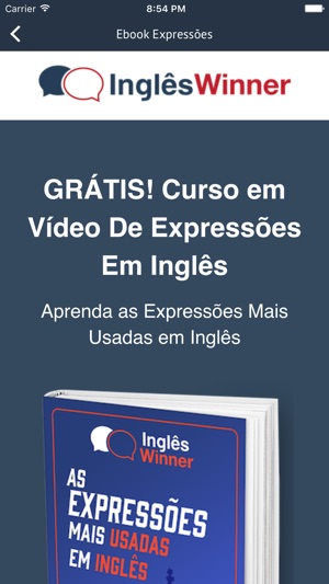 Vídeo Aulas – Inglês Winner