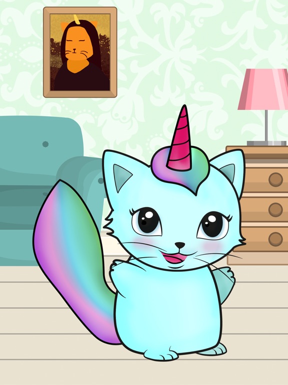 Screenshot #4 pour Kittycorn animal de compagnie – Ami animal pour enfant  s’occuper et prendre soin d’eux