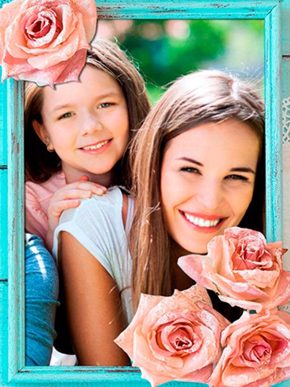 Mother’s day frames – greetings cards for your mum iPad screenshot