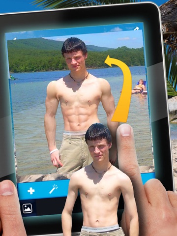 Screenshot #5 pour Fitness Éditeur De Photos Du Corps - Devenir Culturiste,Ajouter Muscles Et Biceps Autocollants