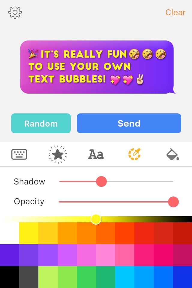 Color Text Messages- customizer colorful texting screenshot 3