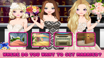 Las vegas wedding - Dressup and Makeup game for kids who love weddings screenshot