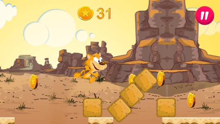 Cat In Desert Pro