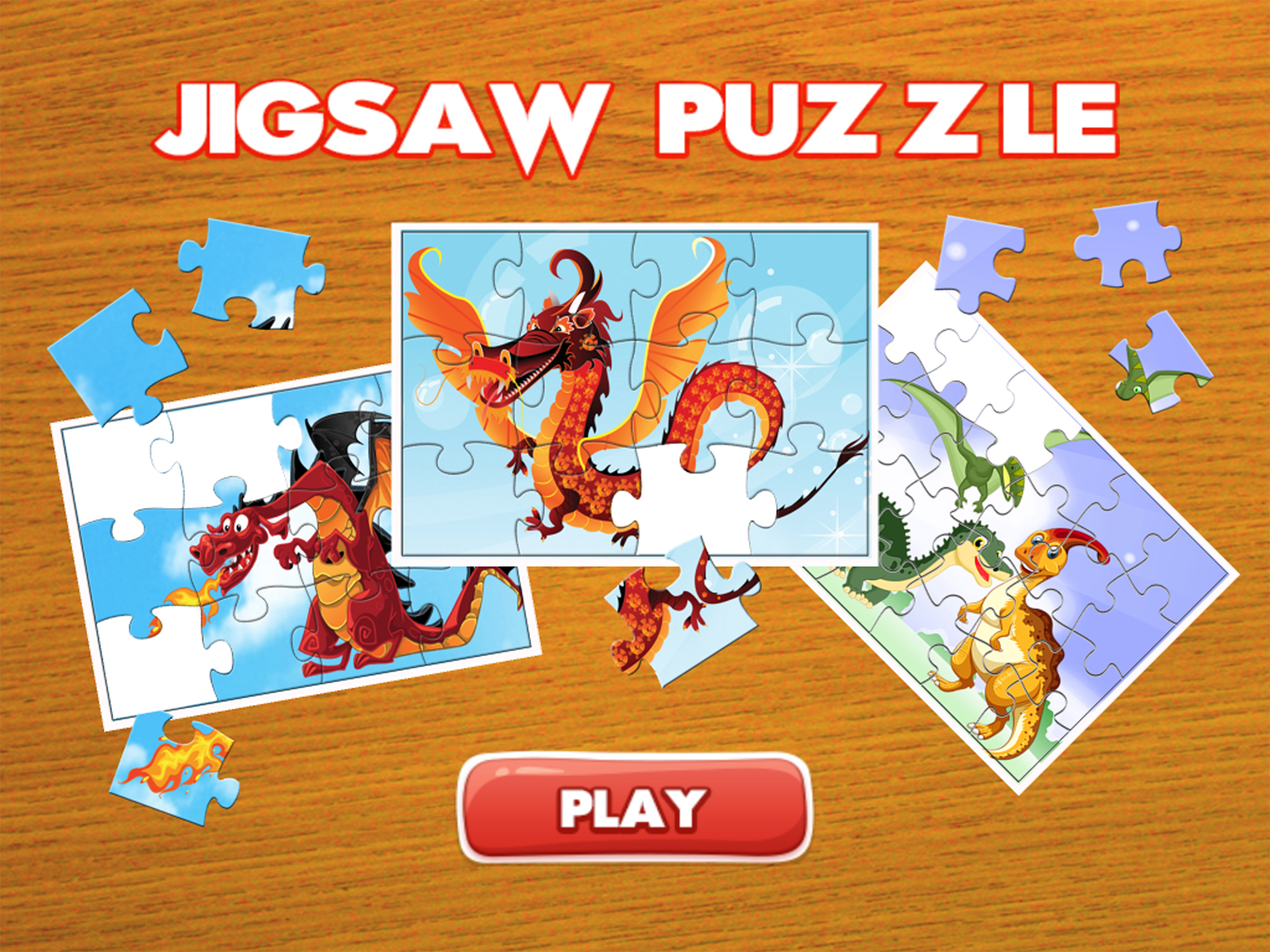 Dinosaur And Dragon Puzzle - Dino Jigsaw Puzzles For Kids Toddler and Preschool Learning Games screenshot 6