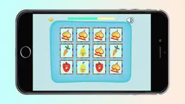 the best photo matching card game vegetable & fruit for kids and toddlers puzzle logic free iphone screenshot 4