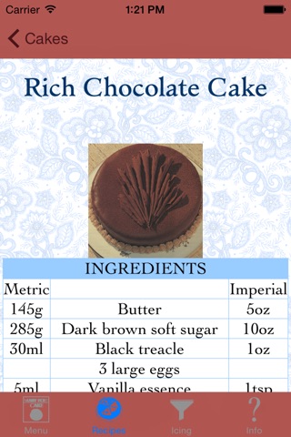 Mary Ford Cake Recipes screenshot 3