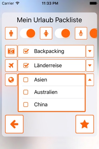 Packnomad - pack your bag screenshot 3