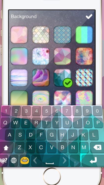 Pastel Color Keyboard – Ultimate Key with Blur.red Background Skins & Cute Font.s screenshot-4
