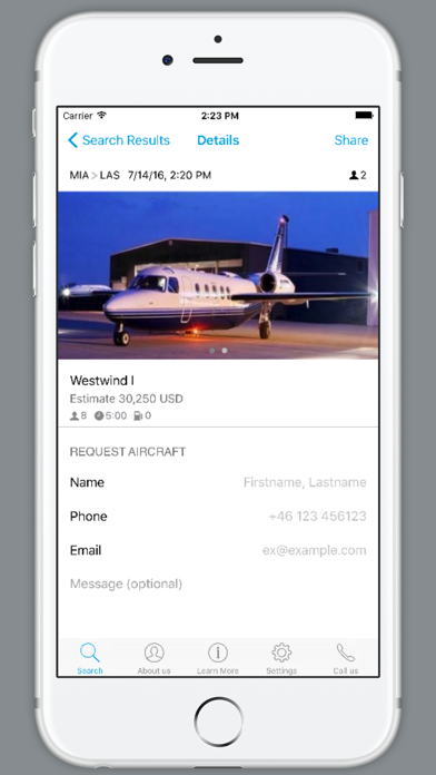 How to cancel & delete Air Charter Service  - Private Jet Prices from iphone & ipad 4