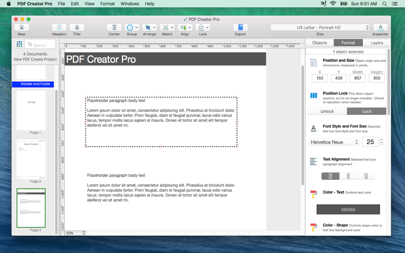 PDF Creator Pro - Make Publisher from Texts, Images &amp; Tables thumbnail 2