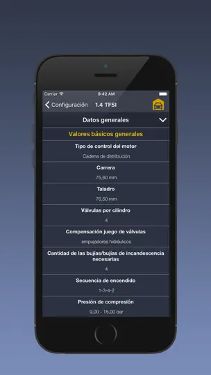 Captura de pantalla de TechApp Para Audi en iPhone 4