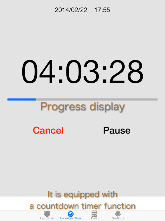 Lap Timer with Graph 2 Free iPad screenshot