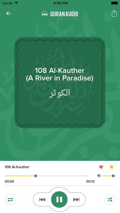 Quran Audio - Sheikh Mahir Al-Muayqali Screenshot