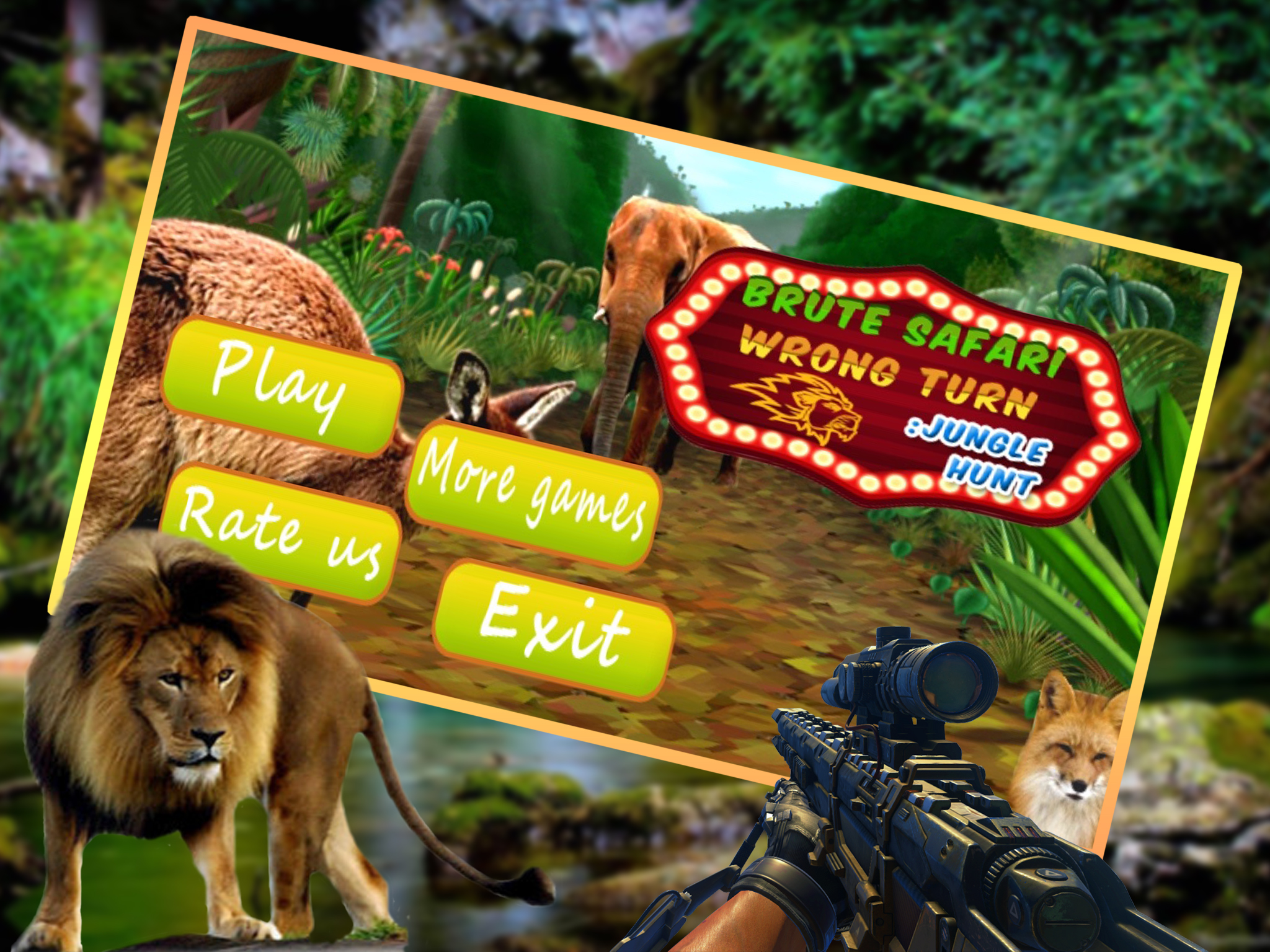 Brute Safari Wrong Turn : Jungle Hunt screenshot 6
