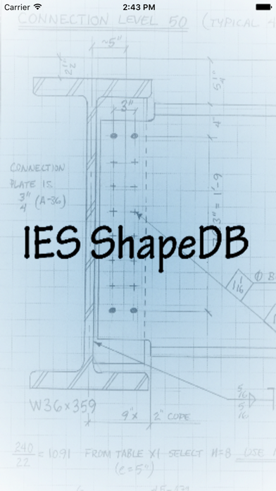 IES ShapeDB iPhone screenshot 1 - Productivity app