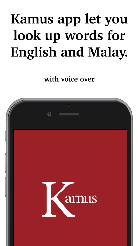 Kamus - Dictionary of Bahasa Malaysia ~ English - 1.2 - (iOS)