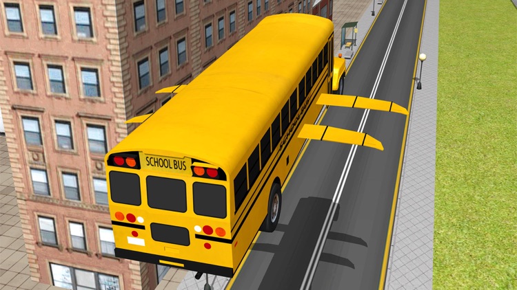 Flying School bus Simulator game