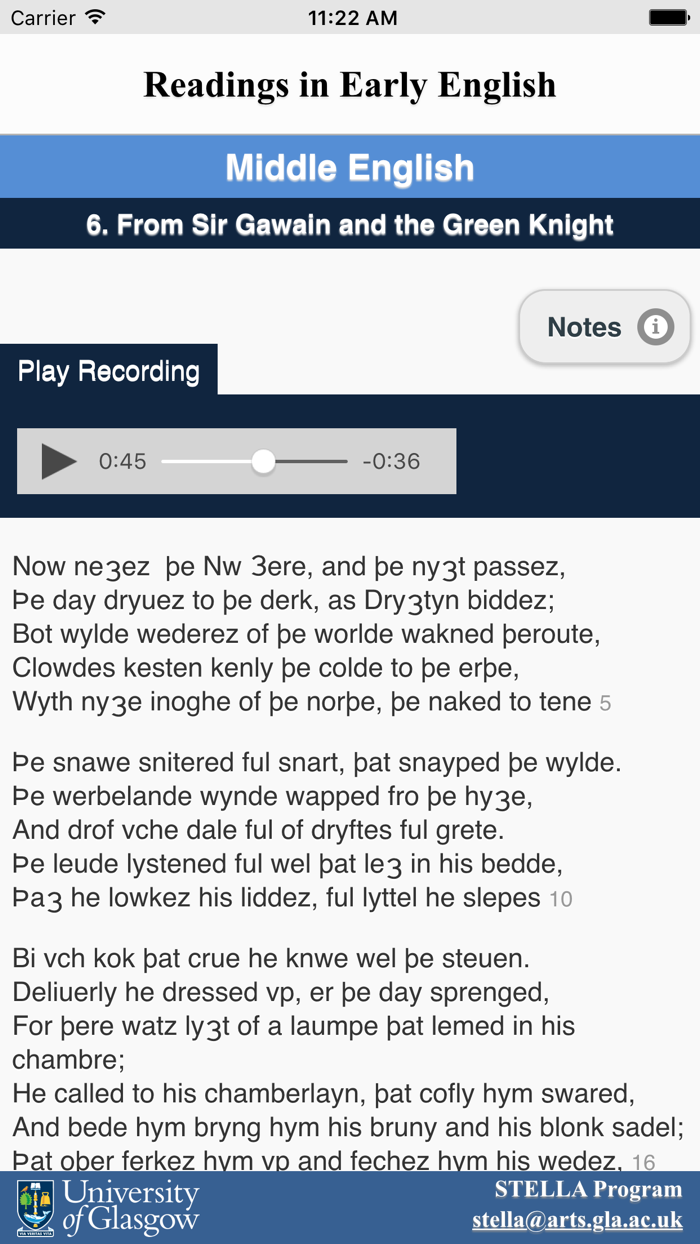 Readings in Early English