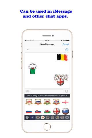 EuroMoji - Euro 2016 Emoji Sticker Keyboard screenshot 3