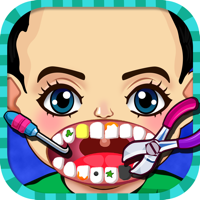 Celebrity Crazy Dentist Teeth Doctor Little Office and Shave Beard Hair Salon Free Kids Games