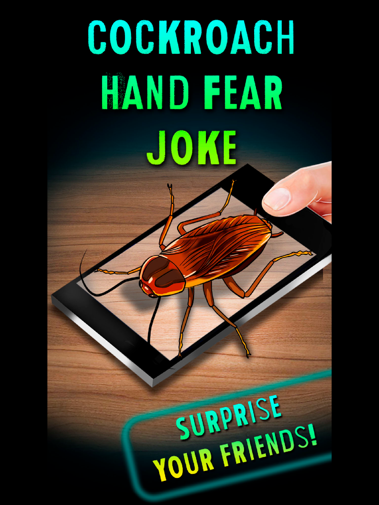 Cockroach Hand Fear Joke