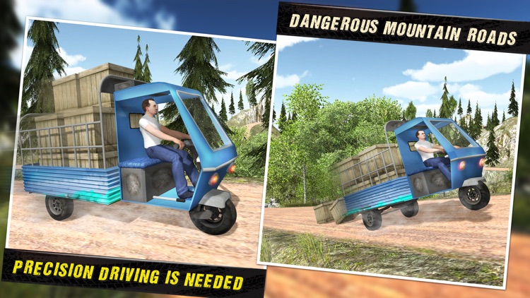 Offroad Tuk Tuk Mountain Climb screenshot-4