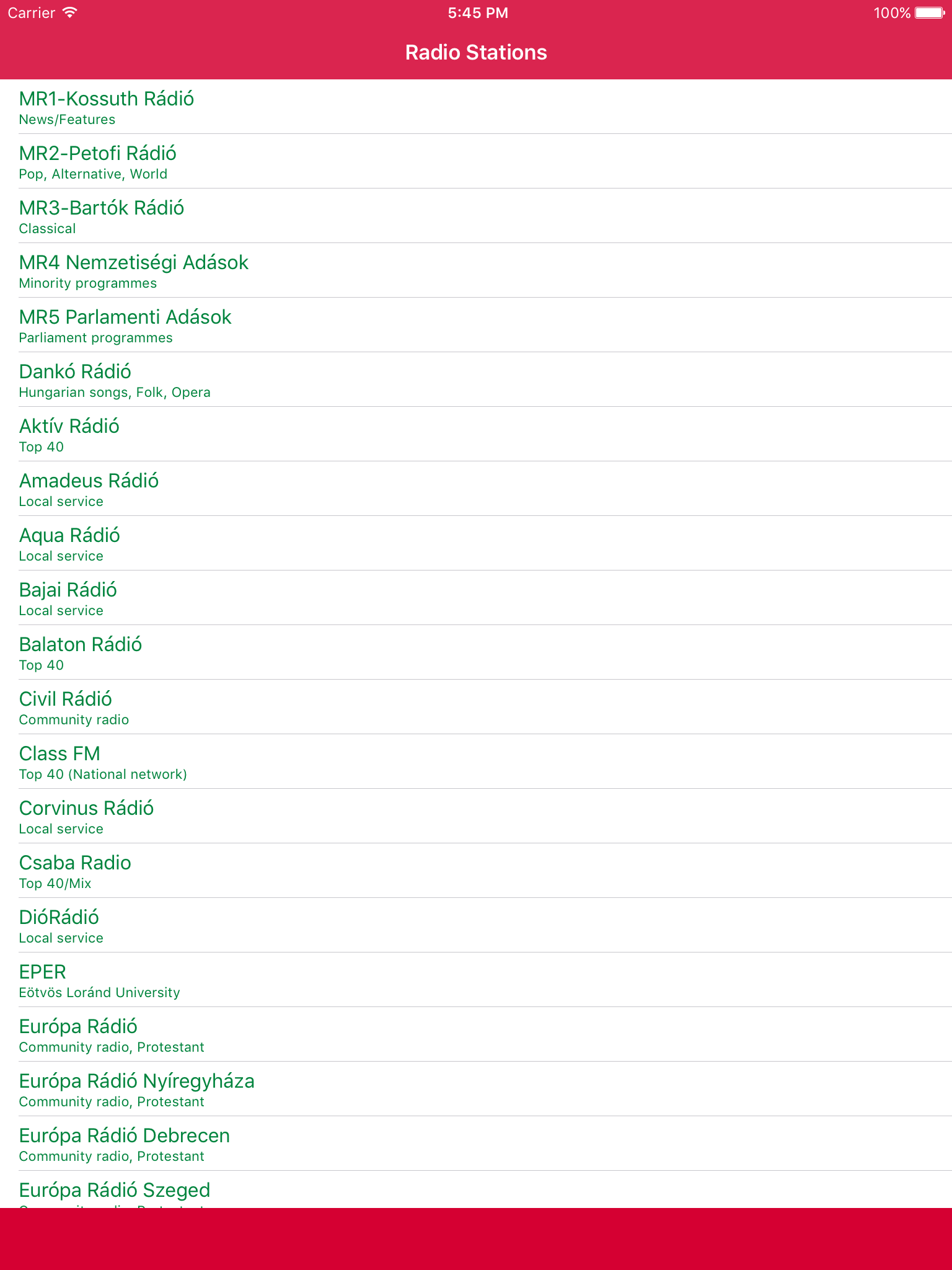 Radio Hungary FM - Streaming and listen to live online music, news show and Hungarian charts screenshot 3
