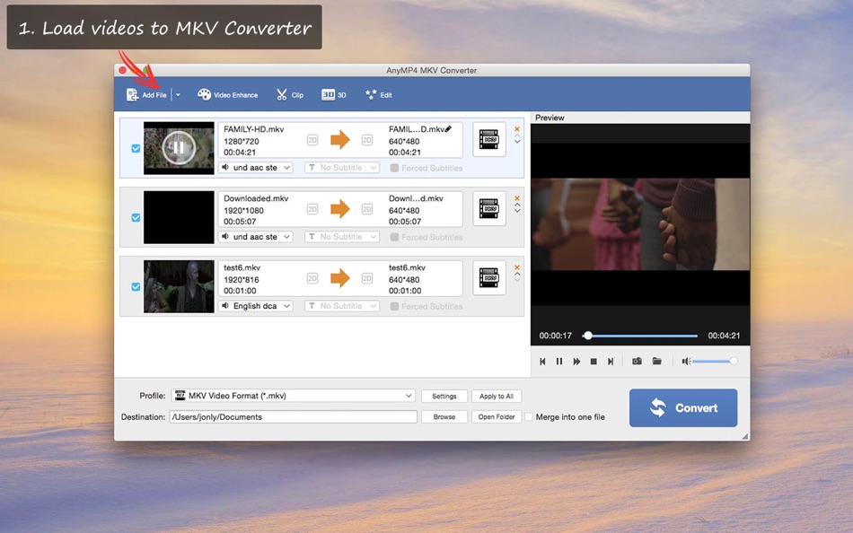 AnyMP4 MKV Converter - 6.3.15 - (macOS)