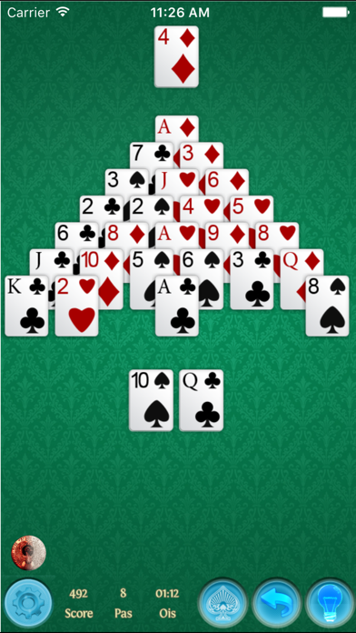 Screenshot #1 pour Pyramide Solitaire