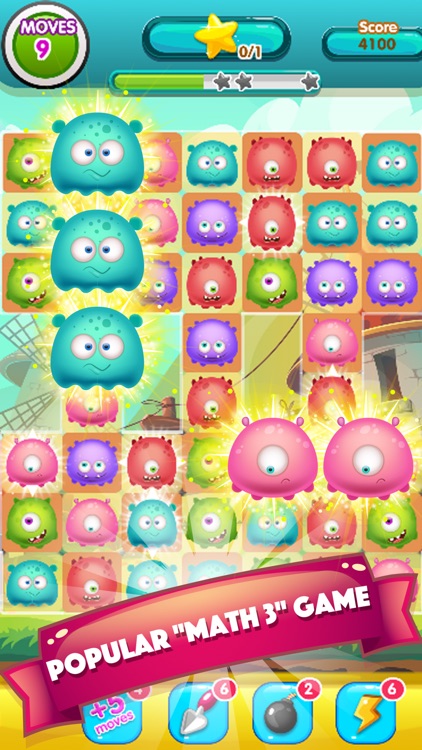 Monster Busters World : Awesome Matching Puzzle