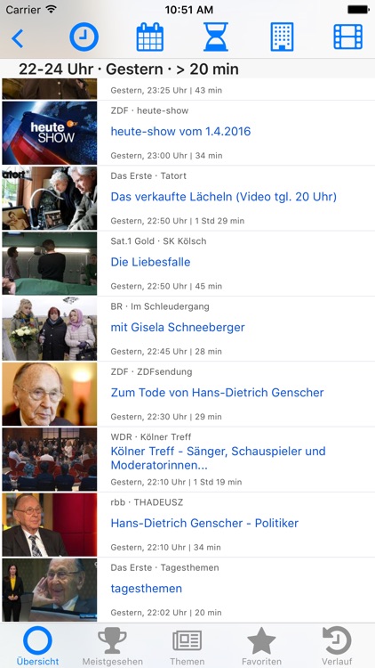 Fernsehsuche - Die Mediathekenübersicht (Free)