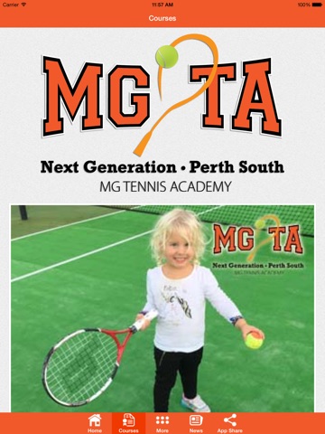 MG Tennis Academy HD screenshot 3