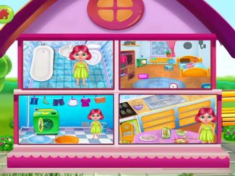 Clean Up - House Cleaning : cleaning games & activities in this game for kids and girls - FREE iPad screenshot