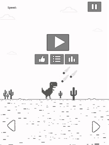 T- Rex Steve Endless Browser Game - Let the offline Dinosaur Run & jumpのおすすめ画像1