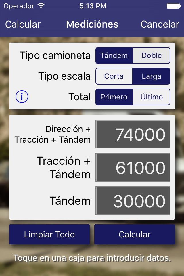 Truck Scale Calculator screenshot 2