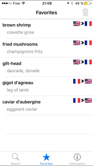 Dictionnaire des termes de Cuisine - Français/Anglais(圖4)-速報App
