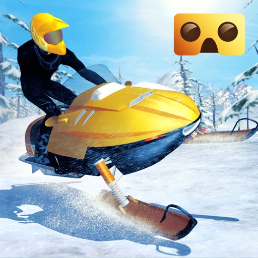 Snowmobile Simulator : VR Game for Google Cardboard iOS App