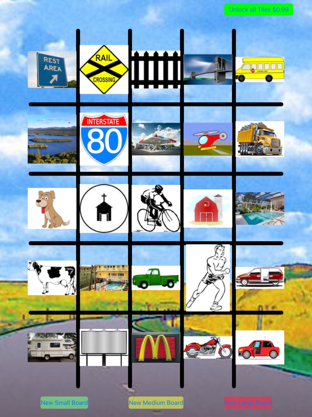 Open Road Bingo