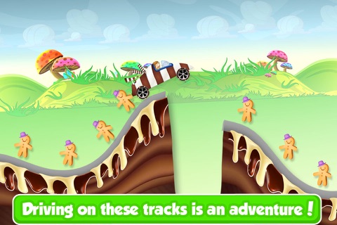 Yellow Candy Banana Racing - Crazy Kids Adventure on Hillbilly Candy Land Factory screenshot 3
