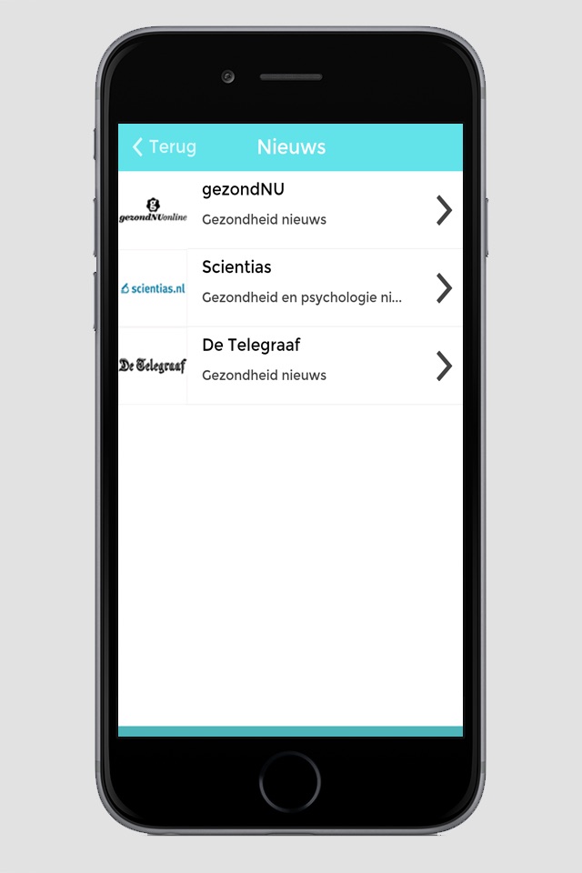 Gezondheid app screenshot 2