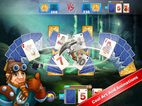 Solitaire Tales Live iPad app afbeelding 4