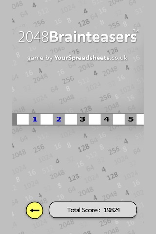 2048 Brainteasers screenshot 2