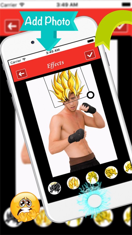 Anime & Manga Stickers Camera : Dragon Photo Dress Up