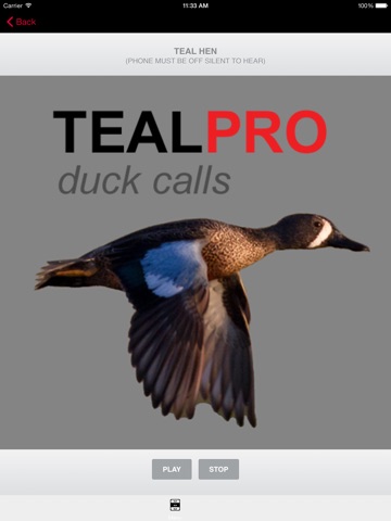 Duck Calls for Teal - With Bluetooth Ad Free screenshot 2