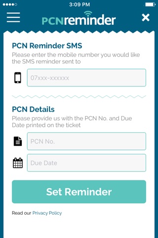 PCN Reminder screenshot 3