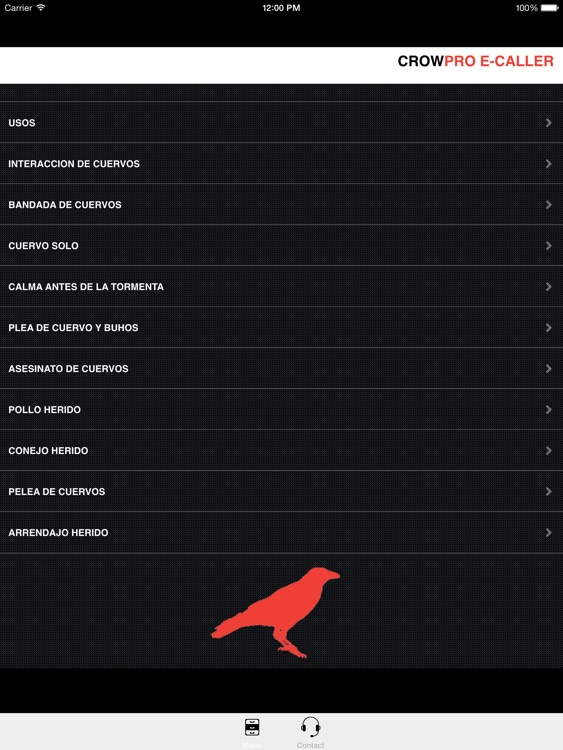 Llamadas y Sonidos REALES Para Cacería De Cuervos (Sin Anuncios) - COMPATIBLE CON BLUETOOTH