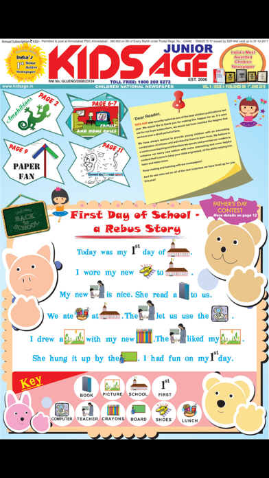 Screenshot #1 pour Kids Age Magazine