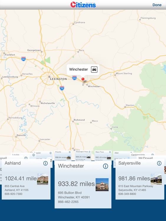 Citizens Bank of Kentucky for iPad