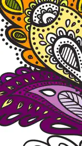 Paint & color mandalas Coloring book for adults screenshot #2 for iPhone